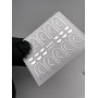 Стикер Dream Nails 3D/Silicone-6 срібло